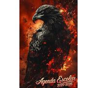 Agenda Escolar 2025/2026 Águila: Para Nino, Nina, Primaria, Secundaria, Estudiante, Universitario, De lunes a sábado, A5, Edición española.