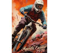 Agenda Escolar 2025/2026 Bicicleta: Para Nino, Nina, Primaria, Secundaria, Estudiante, Universitario, De lunes a sábado, A5, Edición española.