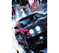 Agenda Escolar 2025 2026 Carrera de coches: Para Nino, Nina, Primaria, Secundaria, Estudiante, Universitario, De lunes a sábado, A5, Edición española.