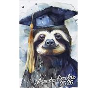 Agenda Escolar 2025 2026: El perezoso | Planificador Académica Semana Vista de Agosto 2025 a Julio 2026 - 1 Semana de 2 Páginas | De lunes a sábado | ... ... Preparatoria | A5 | Edición española.