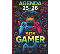 Agenda escolar 2025-2026 Gamer: Semana vista A5+. Año escolar de septiembre a julio- Planificador para estudiantes de Primaria, Secundaria, Bachiller o FP. Regalo gaming
