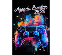 Agenda Escolar 2025 2026: Videojuegos | Para Nino, Nina, Primaria, Secundaria, Estudiante, Universitario, de Agosto 2025 a Julio 2026, A5, Edición española.