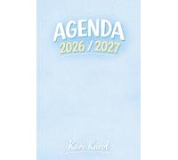 Agenda Escolar 2026/2027 de septiembre a junio EDICION AZUL PASTEL