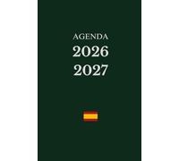 Agenda Escolar 2026-2027 - Septiembre a Junio - Semana Vista - Español, Catalán, Gallego, Euskera - Portada: Fondo verde militar con bandera de España