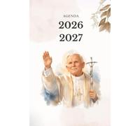 Agenda Escolar 2026-2027 - Septiembre a Junio - Semana Vista - Español, Catalán, Gallego, Euskera - Portada: San Juan Pablo II
