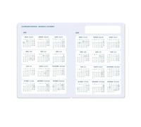 Agenda escolar A5 dia página (2025-2026) - Rojo