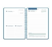 Agenda escolar A5 día página (2026-2027) - Azul marino