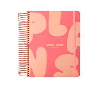 Agenda escolar antartik 25-26 espiral plans naranja dia pagina a5 bilingüe papel fsc 80 gr.