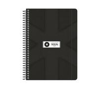 Agenda escolar antartik 26-27 espiral pack and go dia paginaa5+ bilingüe 80g papel fsc (Negro)