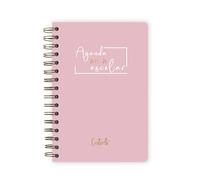 · Agenda escolar Casterli Basic Edition · Semana vista apaisado y Dia Pagina·Tapa Extra Dura y gusanillo de Ware · Prepara el curso con las mejores agendas escolares · (Rosa, A5)