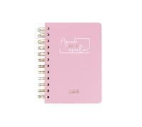 · Agenda escolar Casterli Basic Edition · Semana vista apaisado y Dia Pagina·Tapa Extra Dura y gusanillo de Ware · Prepara el curso con las mejores agendas escolares · (Rosa, A6)