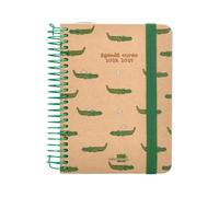 Agenda escolar liderpapel año 24-25 escolar classic crocodile día página Din A6