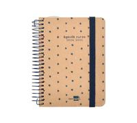 Agenda escolar liderpapel año 24-25 escolar classic stars día página Din A6