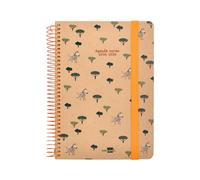 Agenda escolar liderpapel año 24-25 escolar classic zebra día página Din A5 papel fsc banda elastica