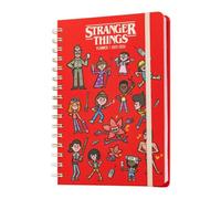 Agenda escolar 2025-2026 Semana Vista A5 Stranger Things : Agenda curso 2025 2026 niño-niña | Agenda instituto anillas con Ilustraciones y pegatinas