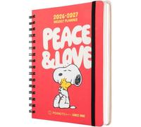 Agenda Escolar Snoopy Semana Vista A5 12 Meses