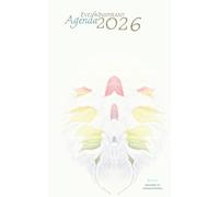 Agenda Eveil Inspirant 2026: Journalier KATCHY blanc de 395 jours de 20h horaires avec espace-notes BLANC, mémo et calendrier, 1modèle de bilan