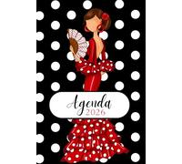Agenda Flamenca 2026 - illustrArte: Con todos los eventos de flamenco en España, mes a mes. Ilustraciones exclusivas con arte, alegría y salero.: ... en rojo con lunares blancos y abanico