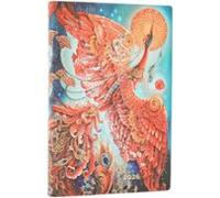Agenda Flexi De 12 Meses Paperblanks Pájaro De Fuego Mini Apaisad A