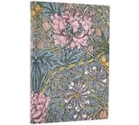 Agenda Flexi De 18 Meses Paperblanks Morris Madreselva Rosa Midi