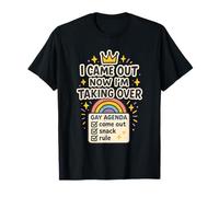 Agenda Gay Queer Humor Orgullo Meme Sátira Mundo Dominación Camiseta