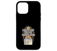 Agenda Gay Queer Humor Orgullo Meme Sátira Mundo Dominación Carcasa para iPhone 12 mini