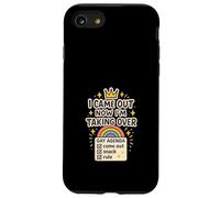 Agenda Gay Queer Humor Orgullo Meme Sátira Mundo Dominación Carcasa para iPhone SE (2020) / 7 / 8
