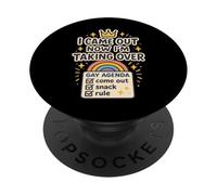 Agenda Gay Queer Humor Orgullo Meme Sátira Mundo Dominación PopSockets PopGrip Adhesivo