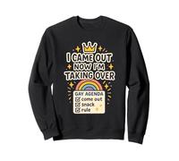 Agenda Gay Queer Humor Orgullo Meme Sátira Mundo Dominación Sudadera