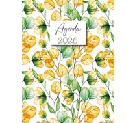 Agenda Giornaliera 2026 A4: Pianificatore 12 Mesi da Gennaio a Dicembre 2026 | 365 giorni | Italiano Grande | 1 pagina per giorno