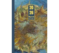 Agenda Giornaliera 2026 con orario: Vincent Van Gogh, Girasole | 12 mesi, Intervalli di 30 minuti, Da Gennaio 2026 a Dicembre 2026, Formato 6"x9" | ... Personale, l'ufficio Aziendale e il Diario