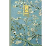 Agenda Giornaliera 2026 con orario: Vincent Van Gogh, Ramo di mandorlo fiorito | 12 mesi, Intervalli di 30 minuti, Da Gennaio 2026 a Dicembre 2026, ... per la Pianificazione Personale, l'ufficio