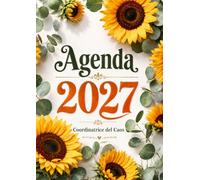 Agenda giornaliera A4 - Coordinatrice del Caos: 1 pagina per giorno - 12 mesi da Gennaio a Dicembre - Con obiettivi mensili, Cose da Fare e l'orario 8:00 -22:00.