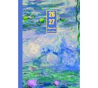 Agenda Giornaliera con orario Agosto 2026 - Luglio 2027: Claude Monet, Ninfee | 12 mesi, Intervalli di 30 minuti, Da Agosto 2026 a Luglio 2027, ... Pianificazione Personale, l'ufficio Aziendale