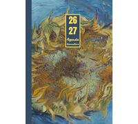 Agenda Giornaliera con orario Agosto 2026 - Luglio 2027: Vincent Van Gogh, Girasole | 12 mesi, Intervalli di 30 minuti, Da Agosto 2026 a Luglio 2027, ... Note | Adatto per la Pianificazione Personale