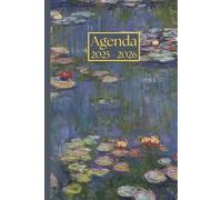Agenda Giornaliera con orario: Claude Monet, Le ninfee | 18 mesi, Intervalli di 30 minuti, Da Luglio a Dicembre, Formato 6"x9" | Calendario Mensile ... Personale, l'ufficio Aziendale e il Diario