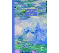 Agenda Giornaliera con orario: Claude Monet, Ninfee | 12 mesi, Intervalli di 30 minuti, Da Gennaio a Dicembre, Formato 6"x9" | Calendario Mensile con ... Personale, l'ufficio Aziendale e il Diario