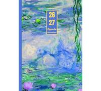 Agenda Giornaliera con orario Luglio 2026 - Dicembre 2027: Claude Monet, Ninfee | 18 mesi, Intervalli di 30 minuti, Da Luglio 2026 a Dicembre 2027, ... per la Pianificazione Personale, l'ufficio