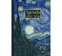 Agenda Giornaliera con orario: Vincent Van Gogh, La notte stellata | 12 mesi, Intervalli di 30 minuti, Da Agosto a Luglio, Formato A5 | Calendario ... Personale, l'ufficio Aziendale e il Diario