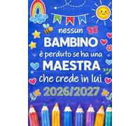 Agenda Grazie Maestra 2026 2027: Idee regalo maestre fine anno
