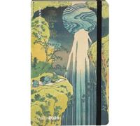 Agenda Haltadefinizione Arte - La cascada di Amida - Large 2026, 12 meses, semanal week, cierre con elástico y marcapáginas, lápiz incluido, 13 x 21 (h) cm + bolígrafo retráctil y marcapáginas