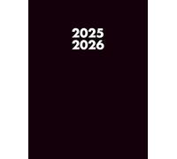 Agenda Journalier 2025/2026: Professionnel Planificateur Grand Format A4 | 1 Page Par Jour avec Heure | 12 Mois du 1er juillet 2025 au 31 juin 2026