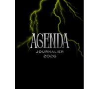 Agenda journalier 2026 : format A4, bien organisé sur 12 mois avec heure et espace pour les notes par page.: Planifiez, progressez et vivez 2026 avec clarté et motivation.