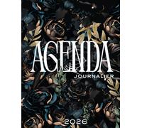 Agenda journalier 2026 : format A4, bien organisé sur 12 mois avec heure et espace pour les notes par page.: Planifiez, progressez et vivez 2026 avec clarté et motivation.