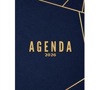 Agenda journalier 2026 : format A4, bien organisé sur 12 mois avec heure et espace pour les notes par page.: Planifiez, progressez et vivez 2026 avec clarté et motivation.