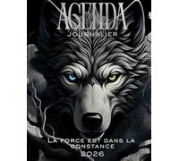 Agenda journalier 2026 : format A4, bien organisé sur 12 mois avec heure et espace pour les notes par page.: Planifiez, progressez et vivez 2026 avec clarté et motivation.