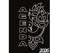 Agenda journalier 2026 : format A4, bien organisé sur 12 mois avec heure et espace pour les notes par page.: Planifiez, progressez et vivez 2026 avec clarté et motivation.