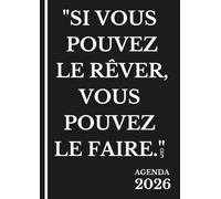 Agenda journalier 2026 format A4: Planning 2026, grand journalier et Calendrier Français pour Organisation Quotidienne et Productivité à la maison, au ... Étudiant, bonne idée cadeau Noël nouvel an