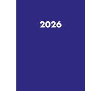 Agenda Journalier 2026: Planificateur Grand Format A4 | 1 Page Par Jour avec Heure | 12 Mois du 1er janvier au 31 décembre
