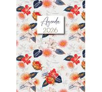 Agenda Journalier 2026: Planificateur Grand Format A4 | 1 Page par Jour avec Heures | 12 Mois - du 1er Janvier au 31 Décembre